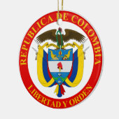 Colombiaanse wapenstilstand keramisch ornament (Links)