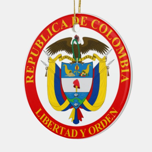 Colombiaanse wapenstilstand keramisch ornament (Links)