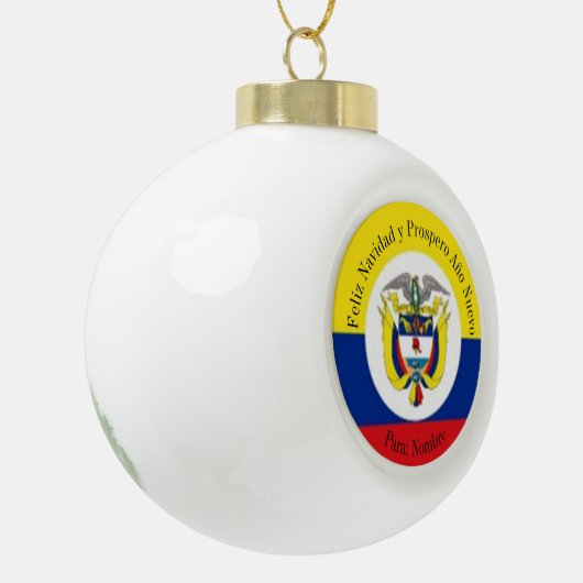 Colombiaanse wapenstilstand keramische bal ornament (Links)