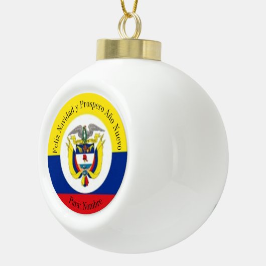 Colombiaanse wapenstilstand keramische bal ornament (Rechts)