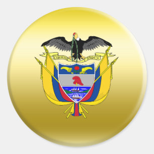 Colombiaanse wapenstilstand ronde sticker