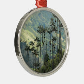 Colombiaanse waspalmbomen in de Cocoraval Metalen Ornament (Rechts)