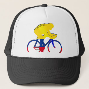 Colombiaanse wielrenner Colombiaanse vlag Trucker Pet