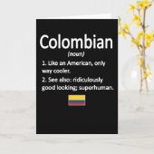 Colombiaanse wortels Colombiaanse erfgoed Kaart (Gele Bloem)