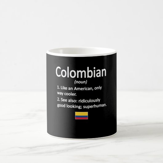 Colombiaanse wortels Colombiaanse erfgoed Koffiemok (Center)