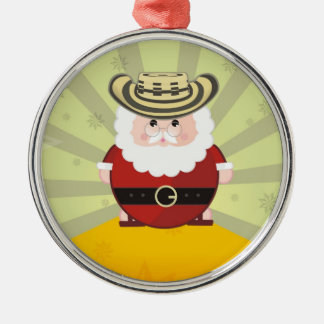 colombian chirstmas metalen ornament