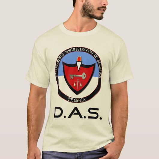 Colombian D.A.S. T-shirt (Voorkant)