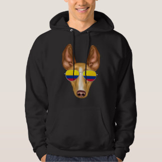 Colombian Flag Cirnechi dellu2019Etna Dog Colombia Hoodie