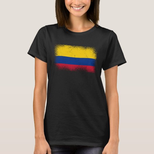Colombian Flag Colombia T-shirt (Voorkant)