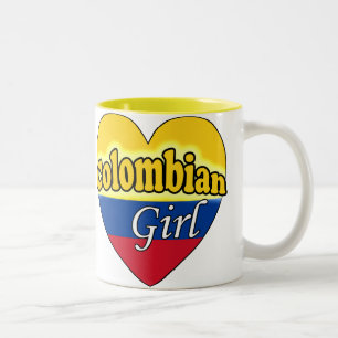 Colombian Girl Tweekleurige Koffiemok