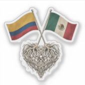Colombian-Mexican Sticker (Voorkant)