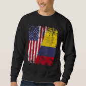 COLOMBIAN ROOTS Half-American Flag COLOMBIA Trui (Voorkant)