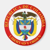 Colombian Wapen Magnet (Voorkant)
