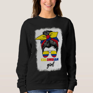 Colombiana Colombia Flag Cute Colombian Girl For W Trui