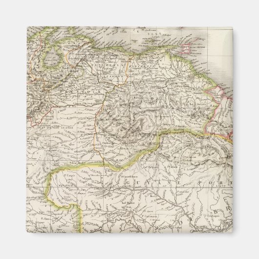 Colombie, Guyanes - Colombia Magneet (Voorkant)