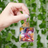 COLOMBINA EN ARLECCHINO VIOLINIST Masquerade Maske Sleutelhanger (Hand)