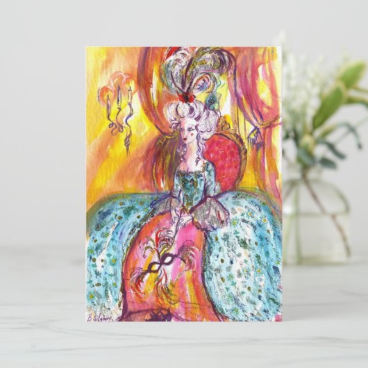 COLOMBINA / MARDI GRAS MASKERBAL (Staand voorkant)