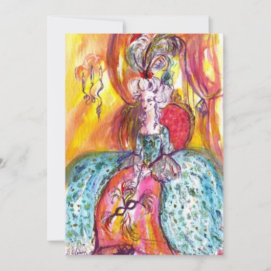 COLOMBINA / MARDI GRAS MASKERBAL (Voorkant)