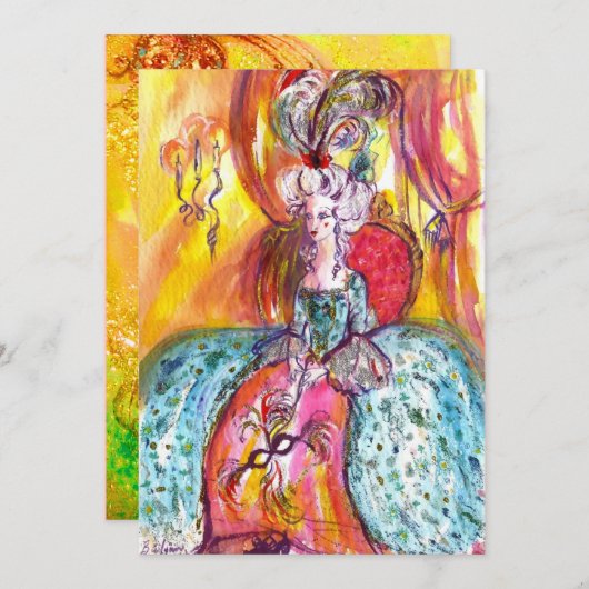 COLOMBINA/MARDI GRAS MASQUERADE BALL (Voorkant / Achterkant)