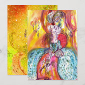 COLOMBINA/MARDI GRAS MASQUERADE BALL AANKONDIGING (Voorkant / Achterkant)