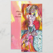 COLOMBINA/MARDI GRAS MASQUERADE BALL AANKONDIGING (Voorkant / Achterkant)