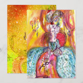 COLOMBINA/MARDI GRAS MASQUERADE BALL AANKONDIGING (Voorkant / Achterkant)