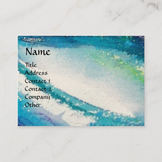 COLOMBINA / uitvoerende kunsten, kostuumontwerper Visitekaartje (Voorkant)