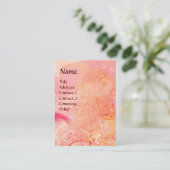 COLOMBINA / uitvoerende kunsten, kostuumontwerper Visitekaartje (Staand voorkant)