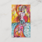 COLOMBINA / uitvoerende kunsten, kostuumontwerper Visitekaartje (Achterkant)