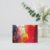 COLOMBINA / uitvoerende kunsten, kostuumontwerper Visitekaartje (Staand voorkant)