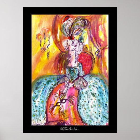 COLOMBINA / Venetiaans Maskerade Poster (Voorkant)