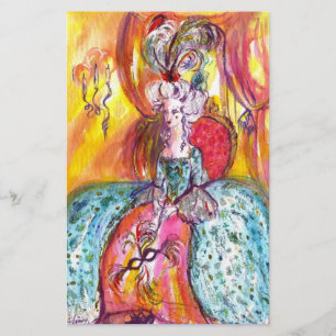 COLOMBINA/Venetiaanse maskerade maskers Briefpapier