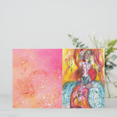 COLOMBINA/Venetiaanse maskerade maskers Briefpapier (Staand voorkant)