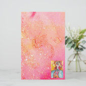 COLOMBINA/Venetiaanse maskerade maskers Briefpapier (Staand voorkant)