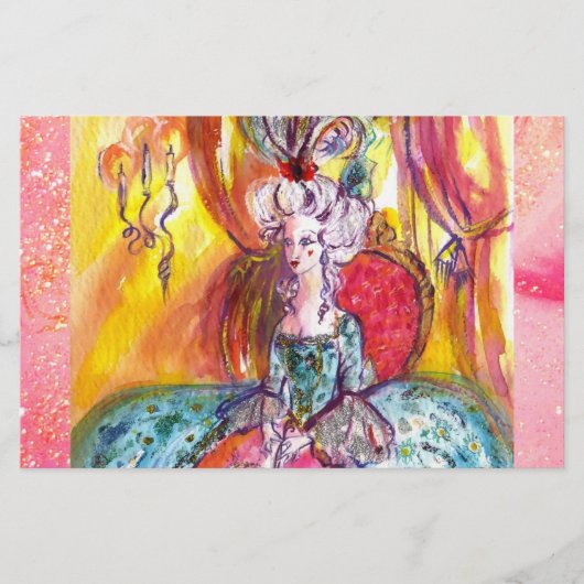 COLOMBINA/Venetiaanse maskerade maskers Briefpapier (Voorkant)