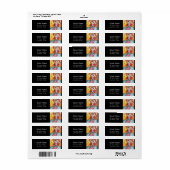 COLOMBINA/Venetian Masquerade Masker Etiket (Full Sheet)