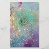 COLOMBINA Venetian Masquerade maskers blauw roze Briefpapier (Achterkant)