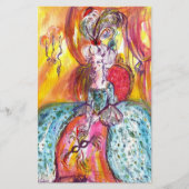 COLOMBINA/Venetian Masquerade maskers Stationery Briefpapier (Voorkant)