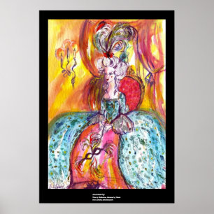 COLOMBINA/Venetian Masquerade Poster
