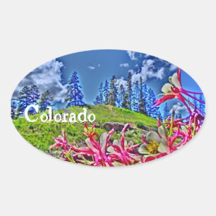 colombine-sticker ovale sticker