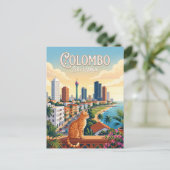 Colombo Sri Lanka Briefkaart (Staand voorkant)