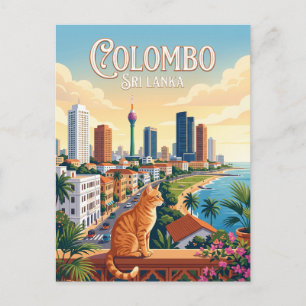 Colombo Sri Lanka Briefkaart