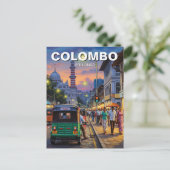 Colombo Sri Lanka Briefkaart (Staand voorkant)