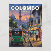 Colombo Sri Lanka Briefkaart (Voorkant)