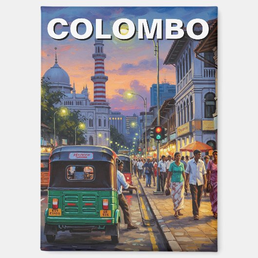 Colombo Sri Lanka Magneet (Voorkant)