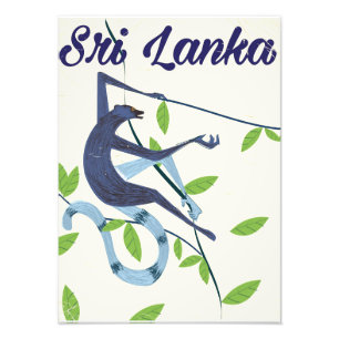 Colombo Sri Lanka —  reisposter Foto Afdruk