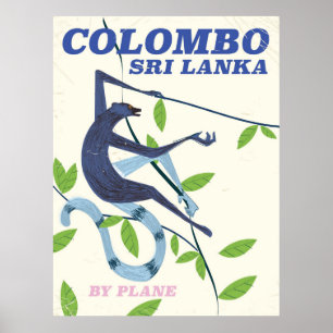 Colombo Sri Lanka —  reisposter Poster