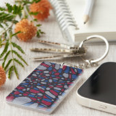 Colombus Blue Blazers Sleutelhanger (Voorkant Rechts)