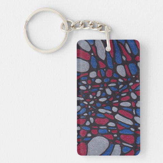 Colombus Blue Blazers Sleutelhanger (Voorkant)