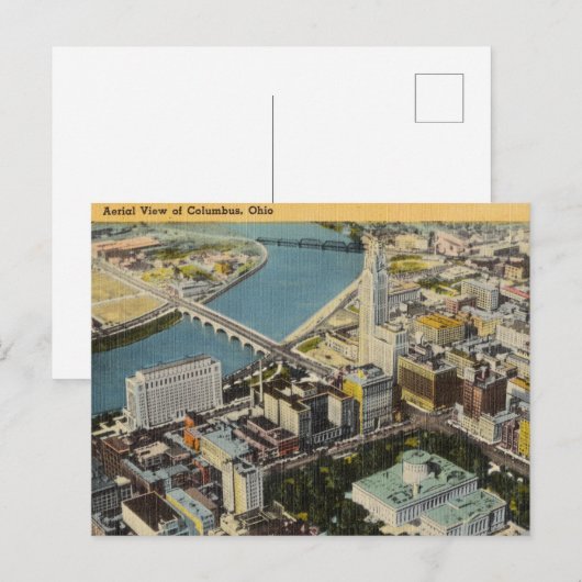 Colombus, Ohio Briefkaart (Voorkant / Achterkant)